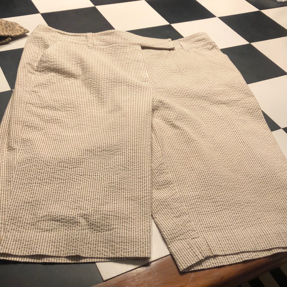 Women’s Tan stripe Shorts